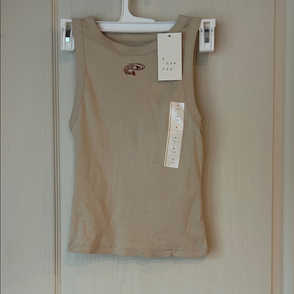 A New Day Women's Beige Tank Top